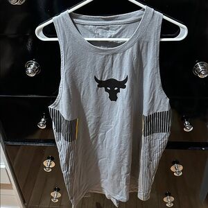 Project rock Gray Tank Top